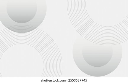 White geometric abstract background overlap layer on bright space with lines effect decoration. Modern graphic design