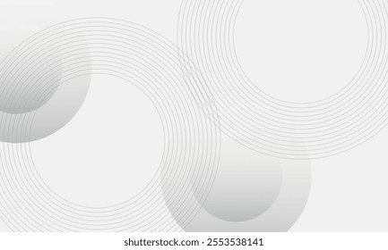 White geometric abstract background overlap layer on bright space with lines effect decoration. Modern graphic design