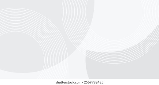 White geometric abstract background overlap layer on bright space with lines effect decoration. Modern graphic simple