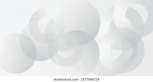 White geometric abstract background overlap layer on bright space with lines effect decoration good modern simple