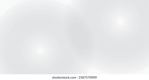 White geometric abstract background overlap layer on bright space with lines effect decoration. Modern graphic design element