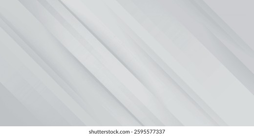 White geometric abstract background overlap layer on bright space with lines effect decoration. Modern graphic design element circle modern