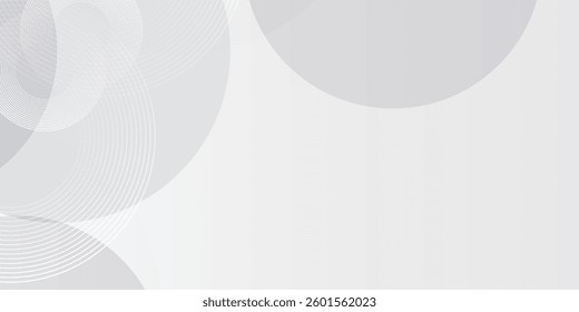 White geometric abstract background overlap layer on bright space with lines effect decoration. Modern graphic design element vector art