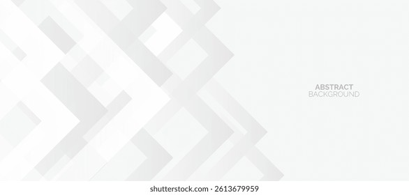 white geometric abstract background overlap layer on bright space with rhombus effect decoration. Modern graphic design element cutout style concept