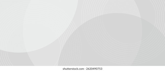 Weiße geometrische abstrakte Hintergrund Überlappungsschicht auf hellen Raum mit Linien Effekt Dekoration. Vektorgrafik. modern