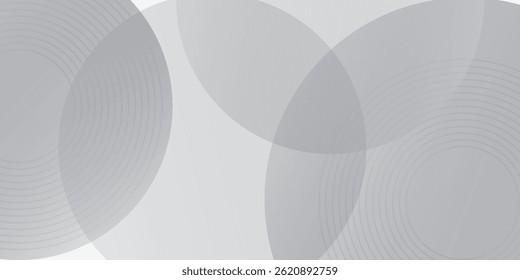 El fondo abstracto geométrico blanco se superpone en el espacio brillante con la decoración del efecto de las líneas. Concepto moderno del estilo de los círculos del elemento del Diseño gráfico para el Anuncio.