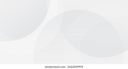 White geometric abstract background overlap layer on bright space with lines effect decoration
