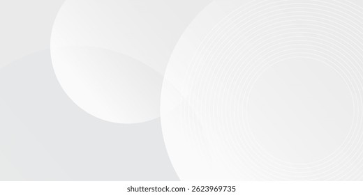 Weiße geometrische abstrakte Hintergrund Überlappungsschicht auf hellen Raum mit Linien Effekt Dekoration.