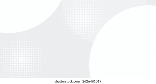 White geometric abstract background overlap layer on bright space with lines effect decoration. Modern graphic design element circles