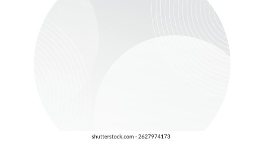 O plano de fundo abstrato geométrico branco sobrepõe a camada no espaço brilhante com a decoração de efeito de linhas. Design gráfico moderno circula o conceito de estilo para banner.