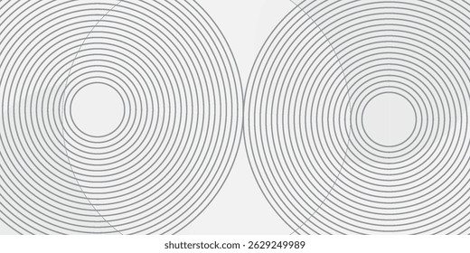 El fondo abstracto geométrico blanco se superpone en el espacio brillante con la decoración del efecto de las líneas. Concepto moderno del estilo de los círculos del elemento del Diseño gráfico para el Anuncio.