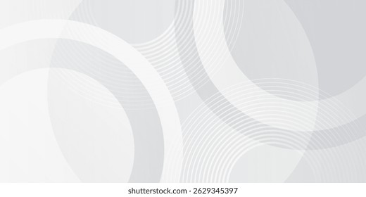 Branco abstrato abstrato plano de fundo sobrepor camada no espaço brilhante com linhas efeito decoração.vetor eps10