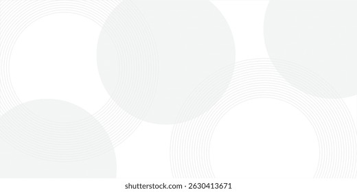 O plano de fundo abstrato geométrico branco sobrepõe a camada no espaço brilhante com a decoração de efeito de linhas. Design gráfico moderno circula o conceito de estilo para banner