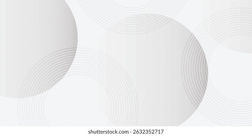 O plano de fundo abstrato geométrico branco sobrepõe a camada no espaço brilhante com a decoração de efeito de linhas