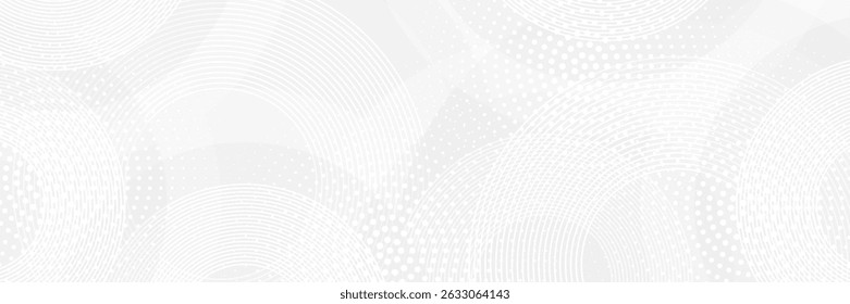 White geometric abstract background overlap layer on bright space with lines effect decoration.