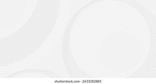 O plano de fundo abstrato geométrico branco sobrepõe a camada no espaço brilhante com a decoração de efeito de linhas.