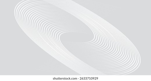 White geometric abstract background overlap layer on bright space with lines effect decoration. Modern graphic design element circles style concept for banner. modern vector arts