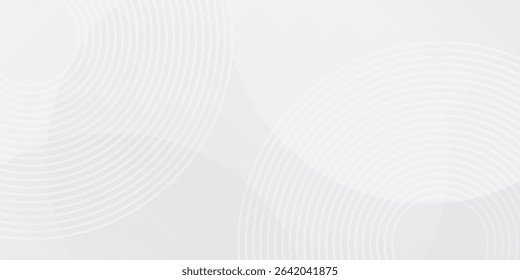 White geometric abstract background overlap layer on bright space with lines effect decoration, vector illustration eps10