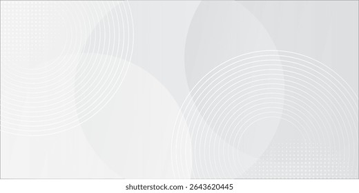 White geometric abstract background overlap layer on bright space with lines effect decoration.vector eps10