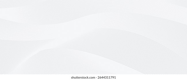 O plano de fundo abstrato geométrico branco sobrepõe a camada no espaço brilhante com a decoração de efeito de linhas. Design gráfico moderno circula o conceito de estilo para banner.