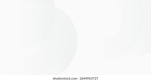White geometric abstract background overlap layer on bright space with lines effect decoration.  Good
