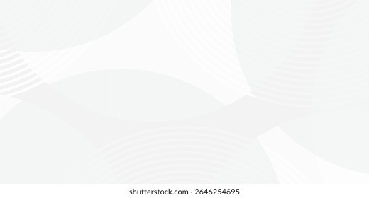 Capa abstracta geométrica blanca de la superposición del fondo en el espacio brillante con la decoración del efecto de las líneas. Ilustración del Vector