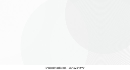 El fondo abstracto geométrico blanco se superpone en el espacio brillante con la decoración del efecto de las líneas. Concepto moderno del estilo de los círculos del elemento del Diseño gráfico para el Anuncio.