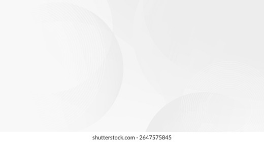O fundo abstrato geométrico branco sobrepõe a camada no espaço brilhante com a decoração de efeito de linhas. vetor eps 10