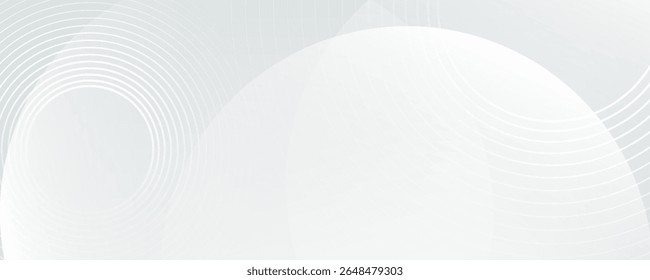 Branco abstrato abstrato plano de fundo sobrepor camada no espaço brilhante com linhas efeito decoração.eps10