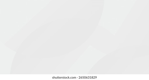 White geometric abstract background overlap layer on bright space. Modern graphic design element circles style concept for banner. futuristic modern design background. vector illustration