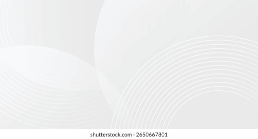 White geometric abstract background overlap layer on bright space with lines effect decoration. Modern graphic design.