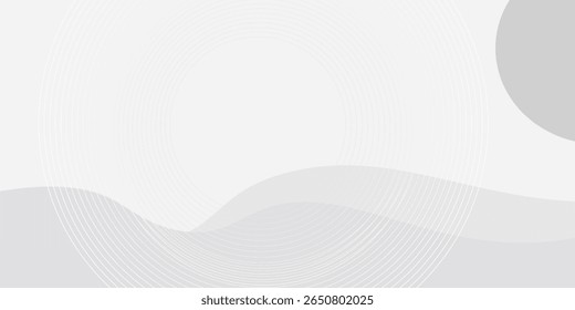 El fondo abstracto geométrico blanco se superpone en el espacio brillante con la decoración del efecto de las líneas. 