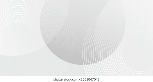 White geometric abstract background overlap layer on bright space with lines effect decoration. Eps 10