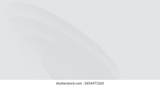 O plano de fundo abstrato geométrico branco sobrepõe a camada no espaço brilhante com a decoração de efeito de linhas. Conceito de estilo de círculos de elementos de design gráfico moderno para banner, folheto, cartão, capa ou folheto