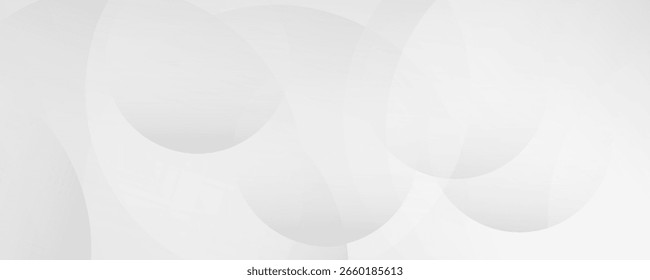 El fondo abstracto geométrico blanco se superpone en el espacio brillante con la decoración del efecto de las líneas. Concepto moderno del estilo de los círculos del elemento del Diseño gráfico para el Anuncio. Eps10