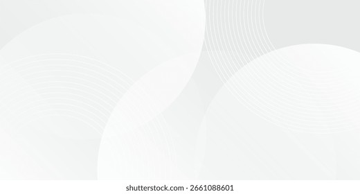 Weiße geometrische abstrakte Hintergrund Überlappungsschicht auf hellen Raum mit Linien Effekt Dekoration.