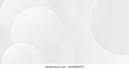 White geometric abstract background overlap layer on bright space with lines effect decoration. 3D Vector Illustration