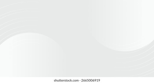 Weiße geometrische abstrakte Hintergrund Überlappungsschicht auf hellen Raum mit Linien Effekt Dekoration.
