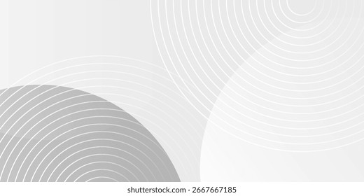 O plano de fundo abstrato geométrico branco sobrepõe a camada no espaço brilhante com a decoração de efeito de linhas. 