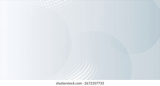 White geometric abstract background overlap layer on bright space with lines effect decoration. Modern graphic design abstract.