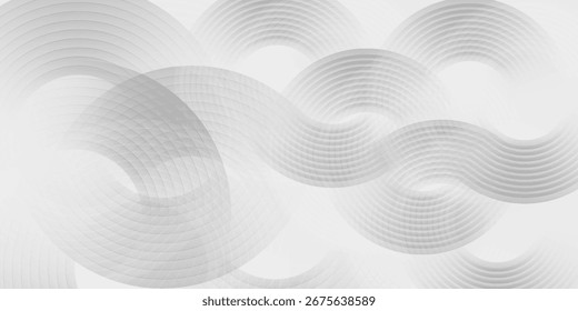 Branco abstrato abstrato plano de fundo sobrepor camada no espaço brilhante com linhas efeito decoração boa arte simples