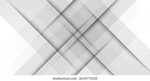 White geometric abstract background overlap layer on bright space with lines effect decoration. Modern graphic design element circles modern 