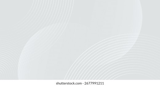 Weiße geometrische abstrakte Hintergrund Überlappungsschicht auf hellen Raum mit Linien Effekt Dekoration.eps10 Vektor
