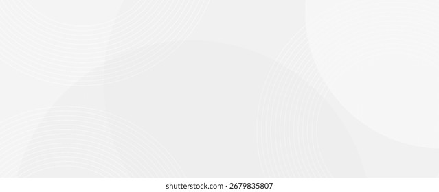 White geometric abstract background overlap layer on bright space with lines effect decoration. Modern graphic design element.