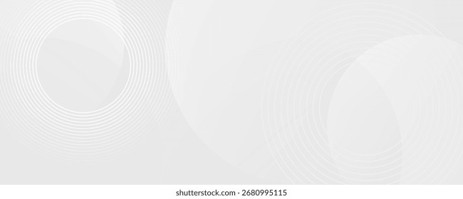 White geometric abstract background overlap layer on bright space with lines effect decoration.eps vector