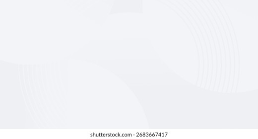 White geometric abstract background overlap layer on bright space with lines effect decoration modern simple art