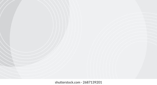 White geometric abstract background overlap layer on bright space with lines effect decoration modern simple