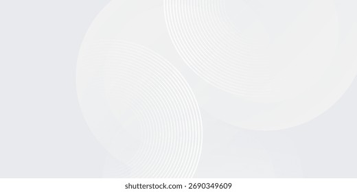 White geometric abstract background overlap layer on bright space with lines effect decoration. Modern creative trendy design in vector EPS 10
