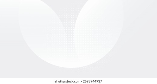 White geometric abstract background overlap layer on bright space with lines effect decoration. shape modern