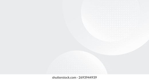 Capa abstracta geométrica blanca de la superposición del fondo en el espacio brillante con la decoración del efecto de las líneas. forma ilustraciones modernas Vector